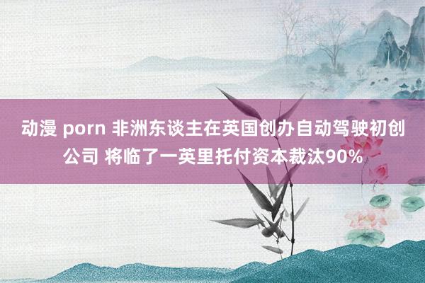 动漫 porn 非洲东谈主在英国创办自动驾驶初创公司 将临了一英里托付资本裁汰90%