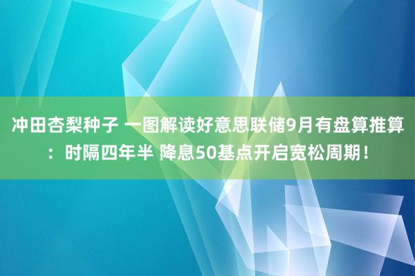 冲田杏梨种子 一图解读好意思联储9月有盘算推算：时隔四年半 降息50基点开启宽松周期！