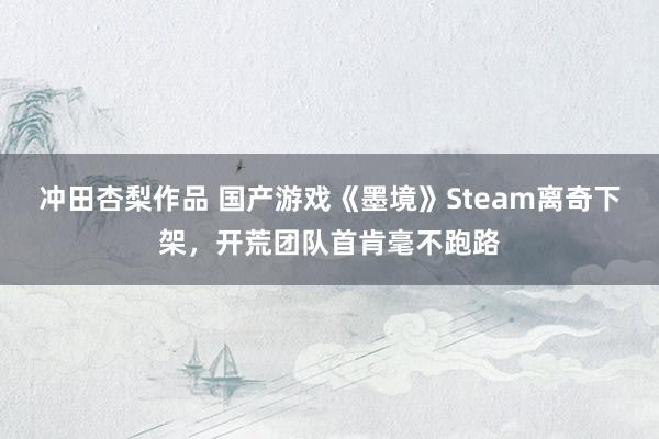 冲田杏梨作品 国产游戏《墨境》Steam离奇下架，开荒团队首肯毫不跑路