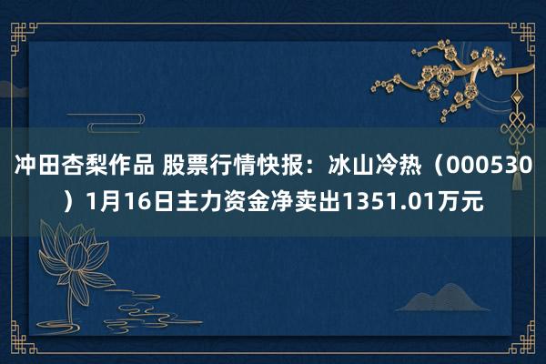 冲田杏梨作品 股票行情快报：冰山冷热（000530）1月16日主力资金净卖出1351.01万元